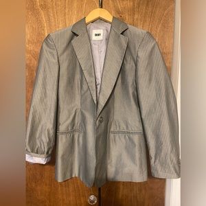 DKNY 100% Silk Tailored Blazer